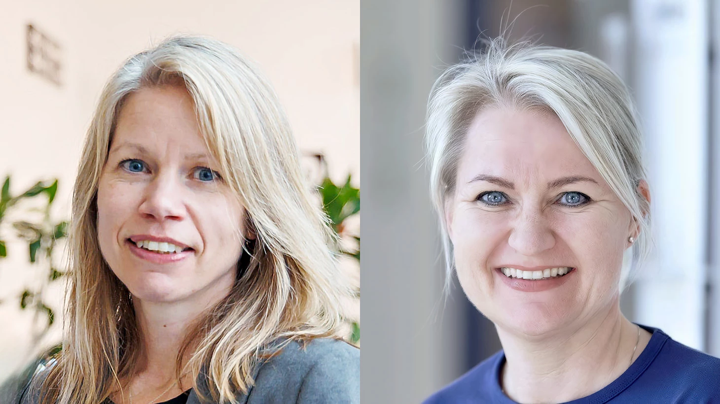 Forskningslederne Liv Marit Valen Schougaard fra AmbuFlex, Center for PRO, (til venstre) og Charlotte Graugaard-Jensen fra Urinvejskirurgi .