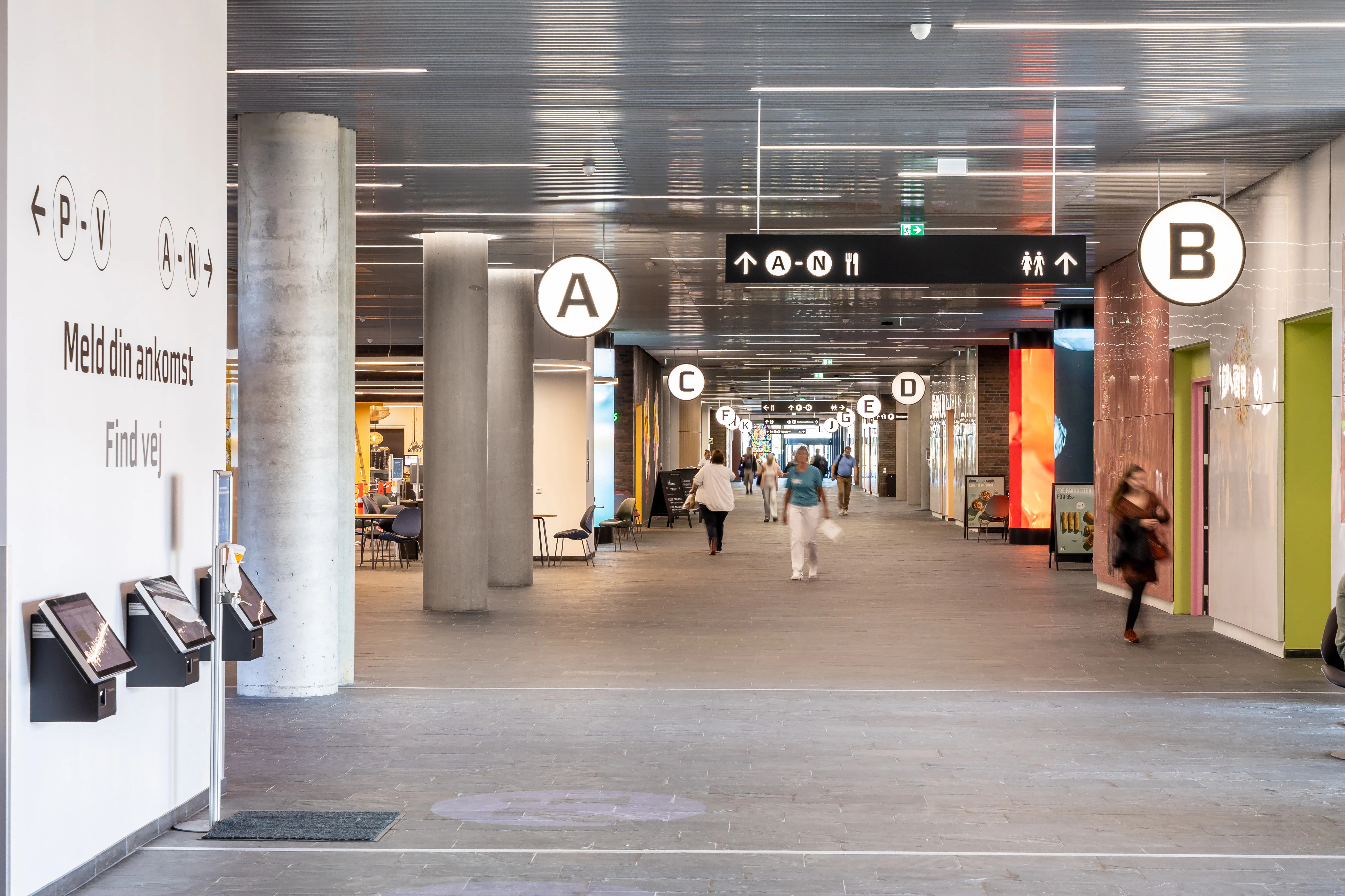 Foyeren på Regionshospitalet Gødstrup