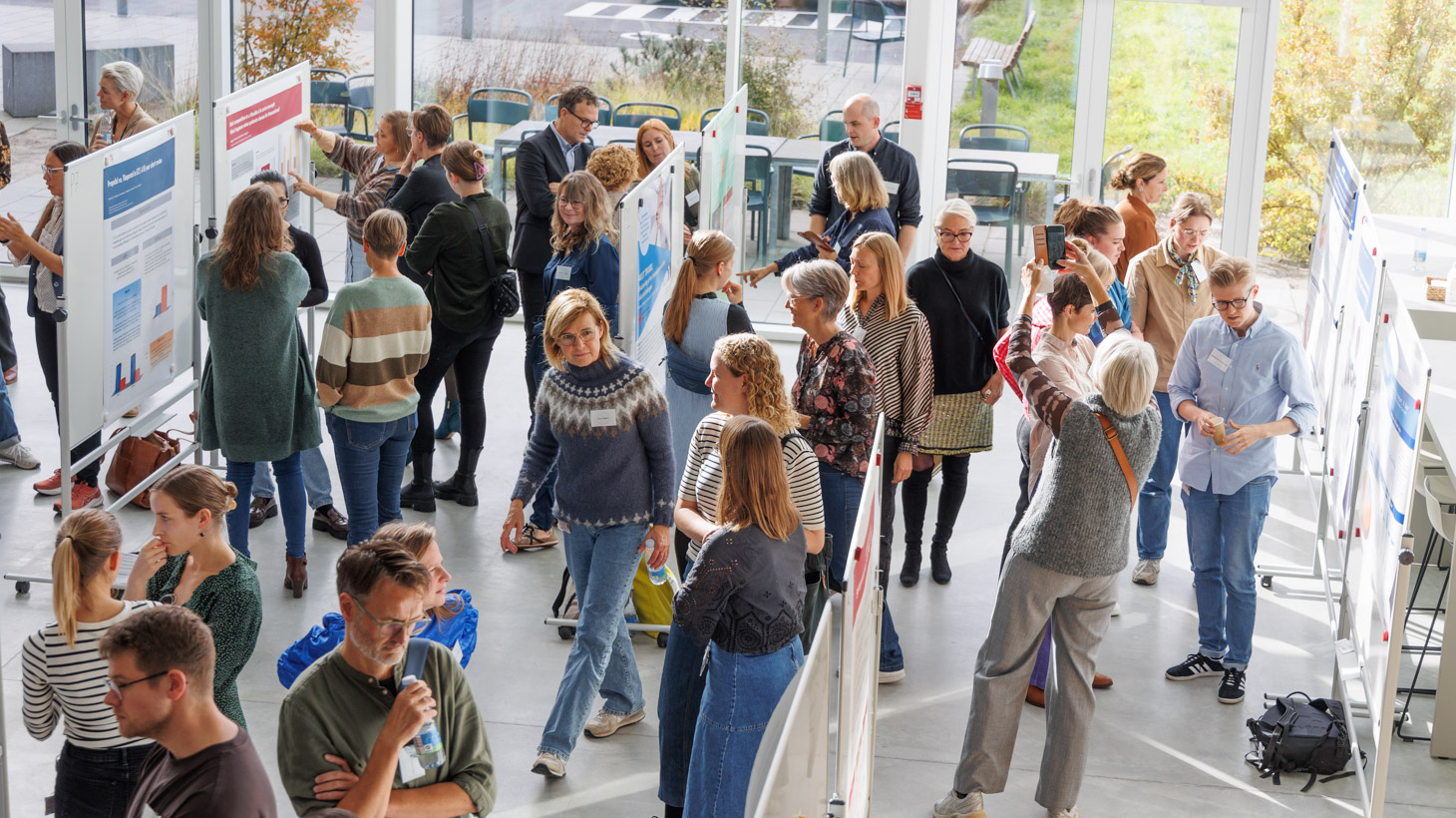 Deltagere i hospitalets arrangement Forskningens Dag