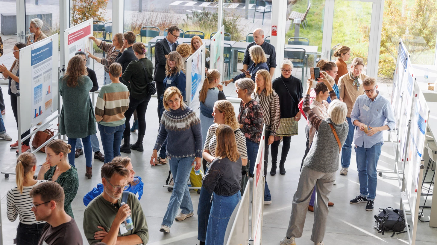 Deltagere i hospitalets arrangement Forskningens Dag