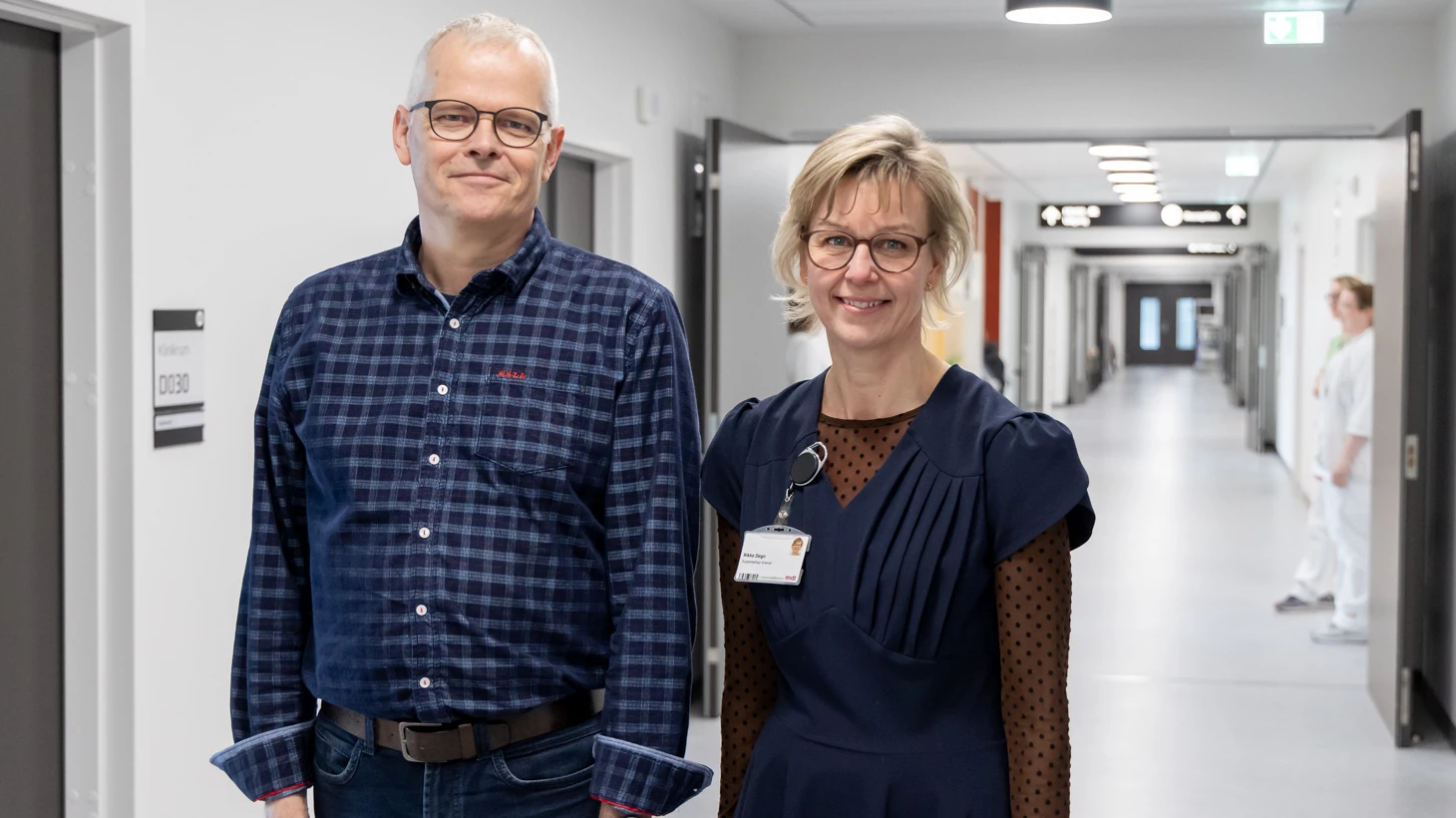 Formandsskabet i Brugerrådet Allan Bergholt og Rikke Degn