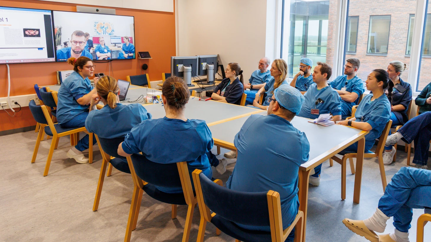 Billeder af personale på Urinvejskirurgisk Afdeling