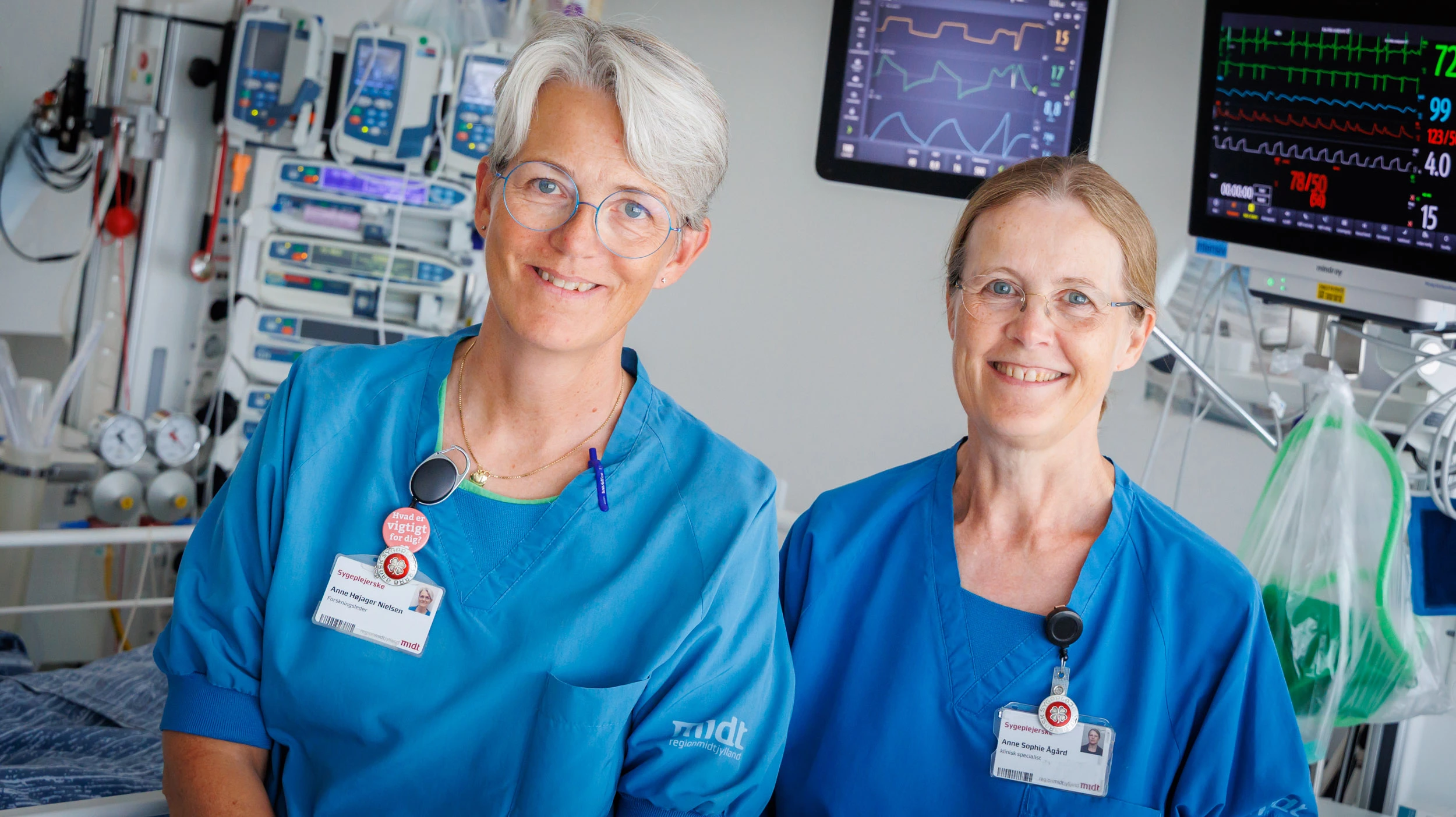 Billede af de to forskere, Anne Højager Nielsen og Anne Sophie Ågård, der leder dataindsamlingen i Danmark