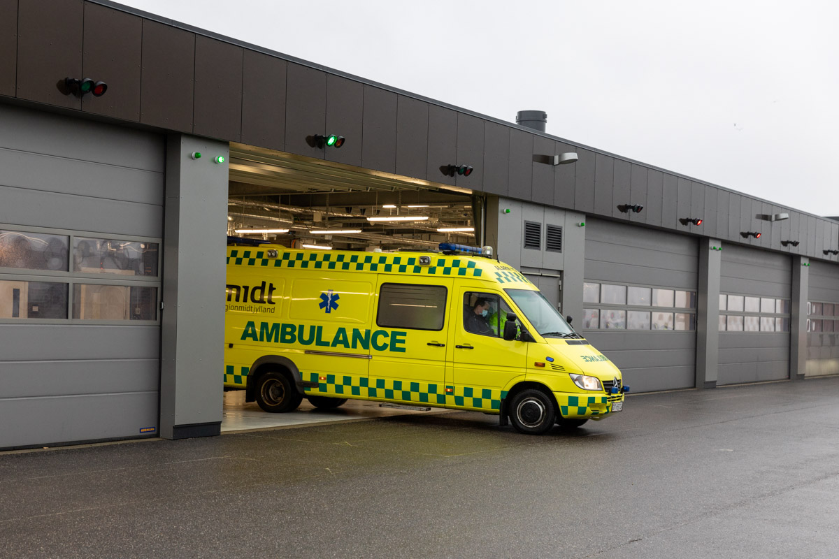 Ambulance ved Akutmodtagelsen