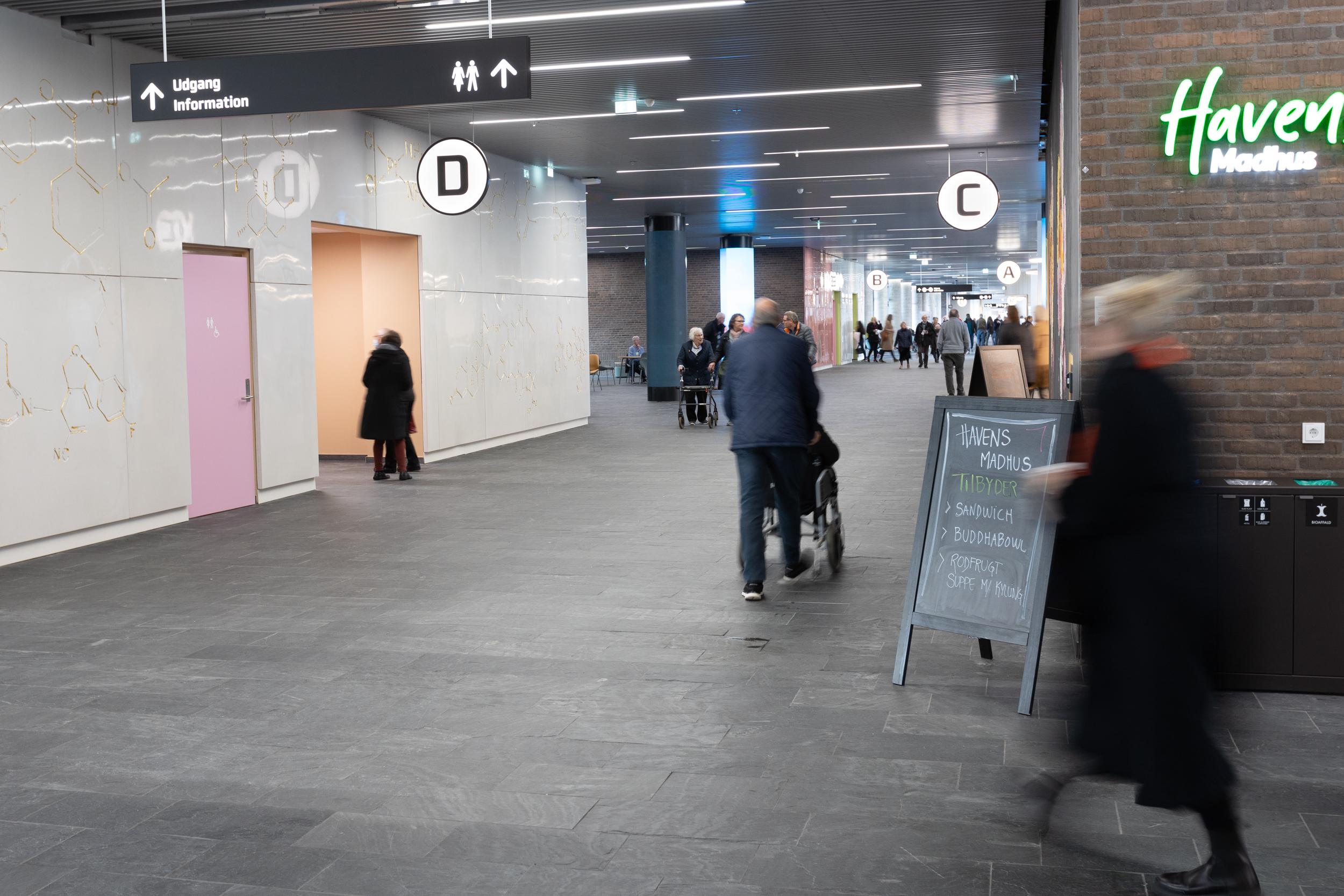 Billede af Skilt til Havens Madhus på Regionshospitalet Gødstrup