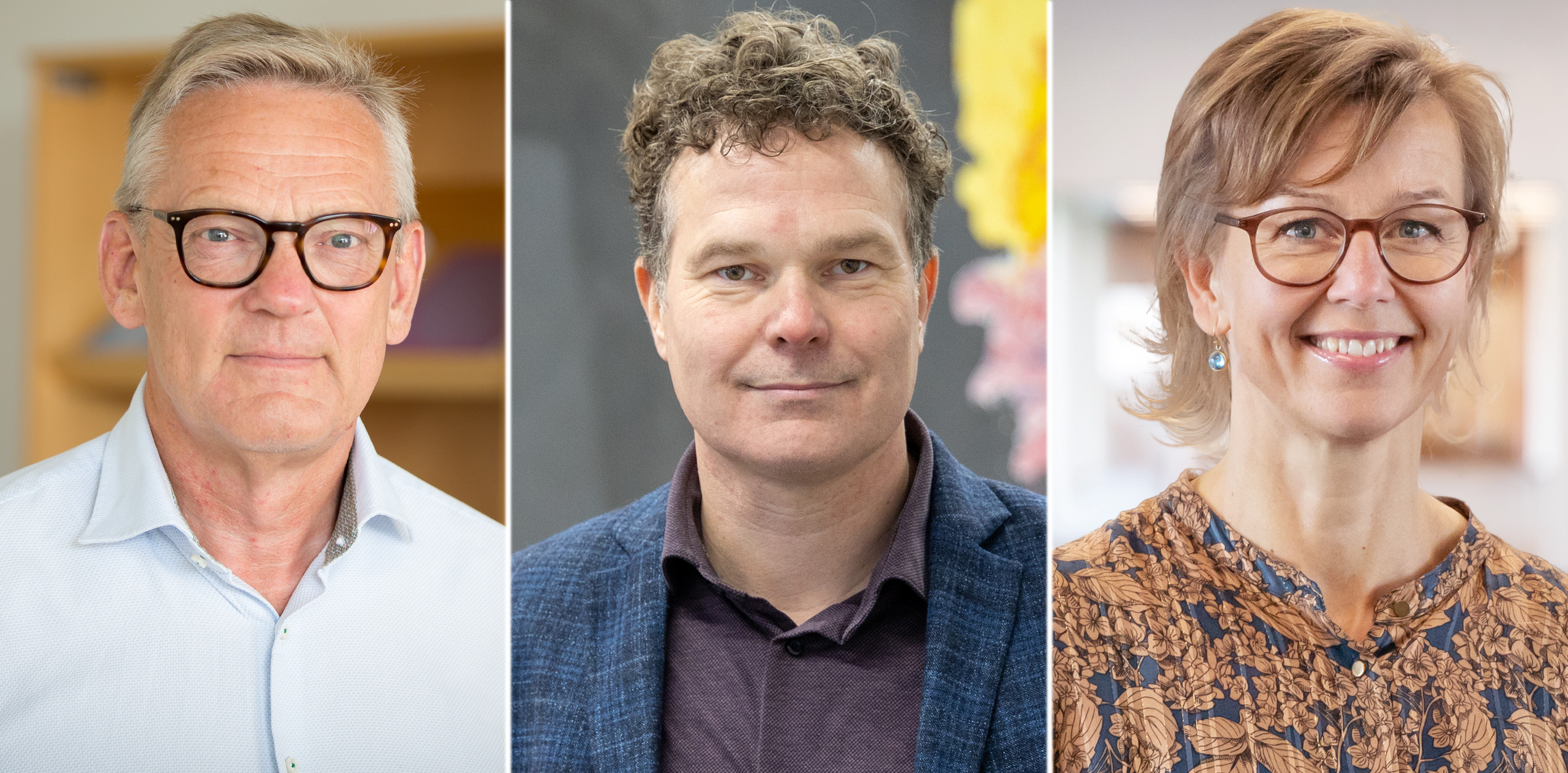 Hospitalsledelsen: Jens Friis Bak, Henning Weihrauch Voss, Rikke Degn
