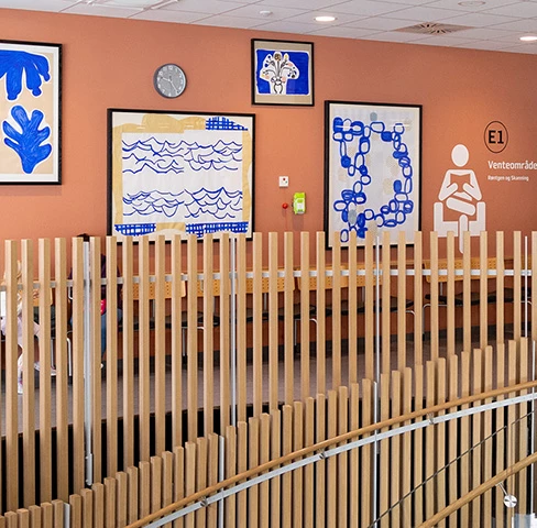 Kunst ved trappeopgang