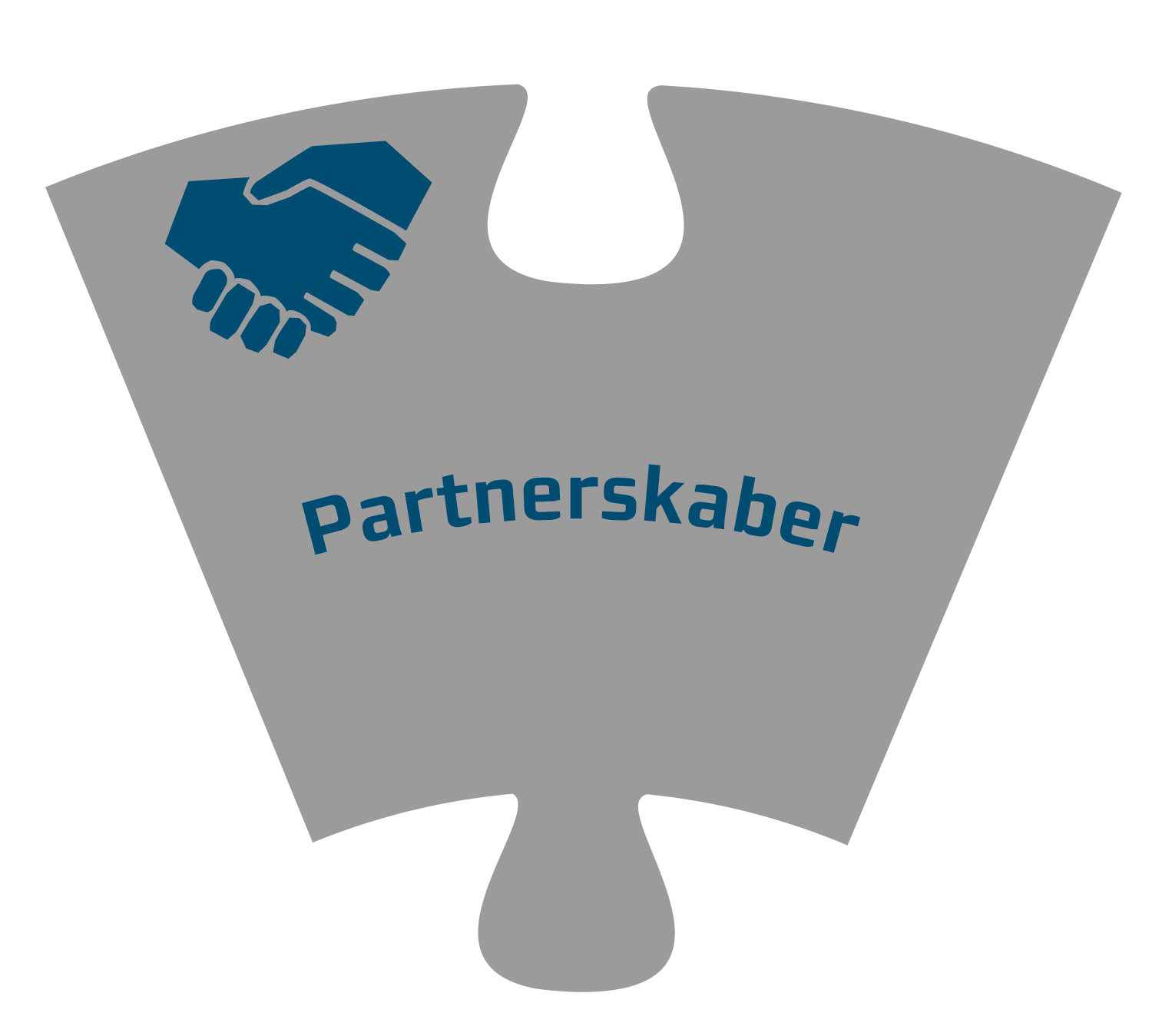 Puslespilsbrik med teksten "Partnerskaber".